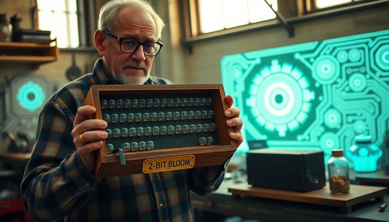 Two-Bit Bloom Filters: Accuracy Doubled, Memory Unchanged