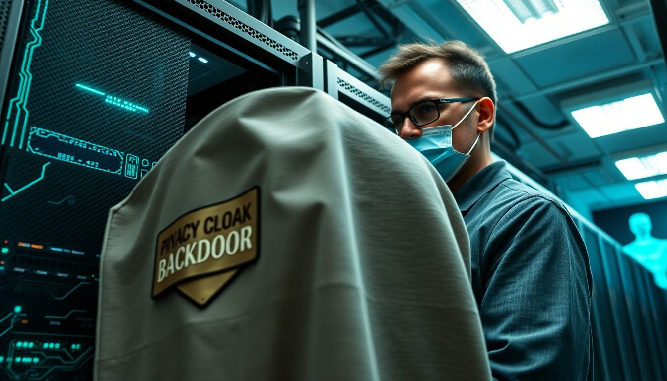 DP-FL's Privacy Cloak Hides Backdoor Attacks