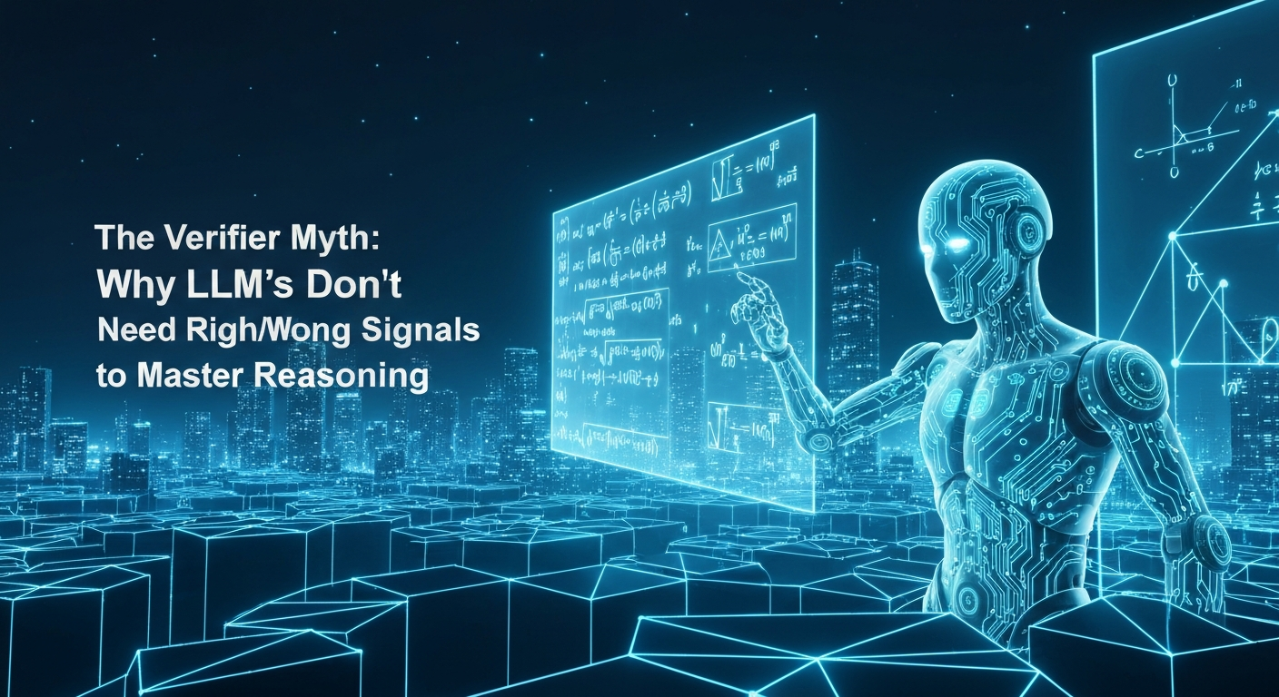 The Verifier Myth: Why LLMs Don't Actually Need Right/Wrong Signals to Learn Reasoning