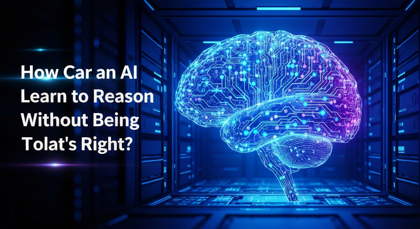 How Can AI Learn to Reason Without Being Told What's Right?