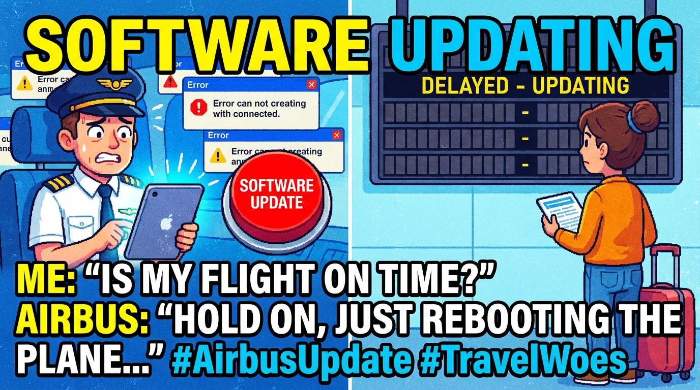 Your Flight Delay Might Be a Software Update (We Feel Your Pain) ✈️